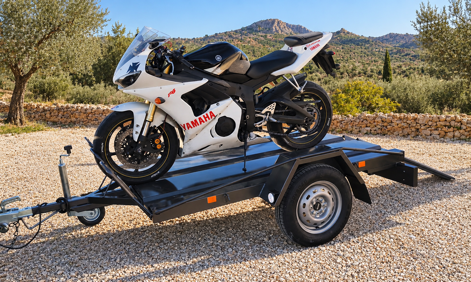 Remolque para 3 motos